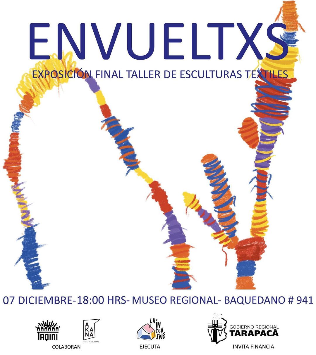 Envueltxs: Exposición final del taller de Esculturas Textiles