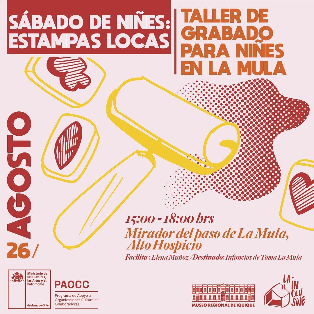 Sábado de Niñes: Taller de Grabado – Estampas Locas